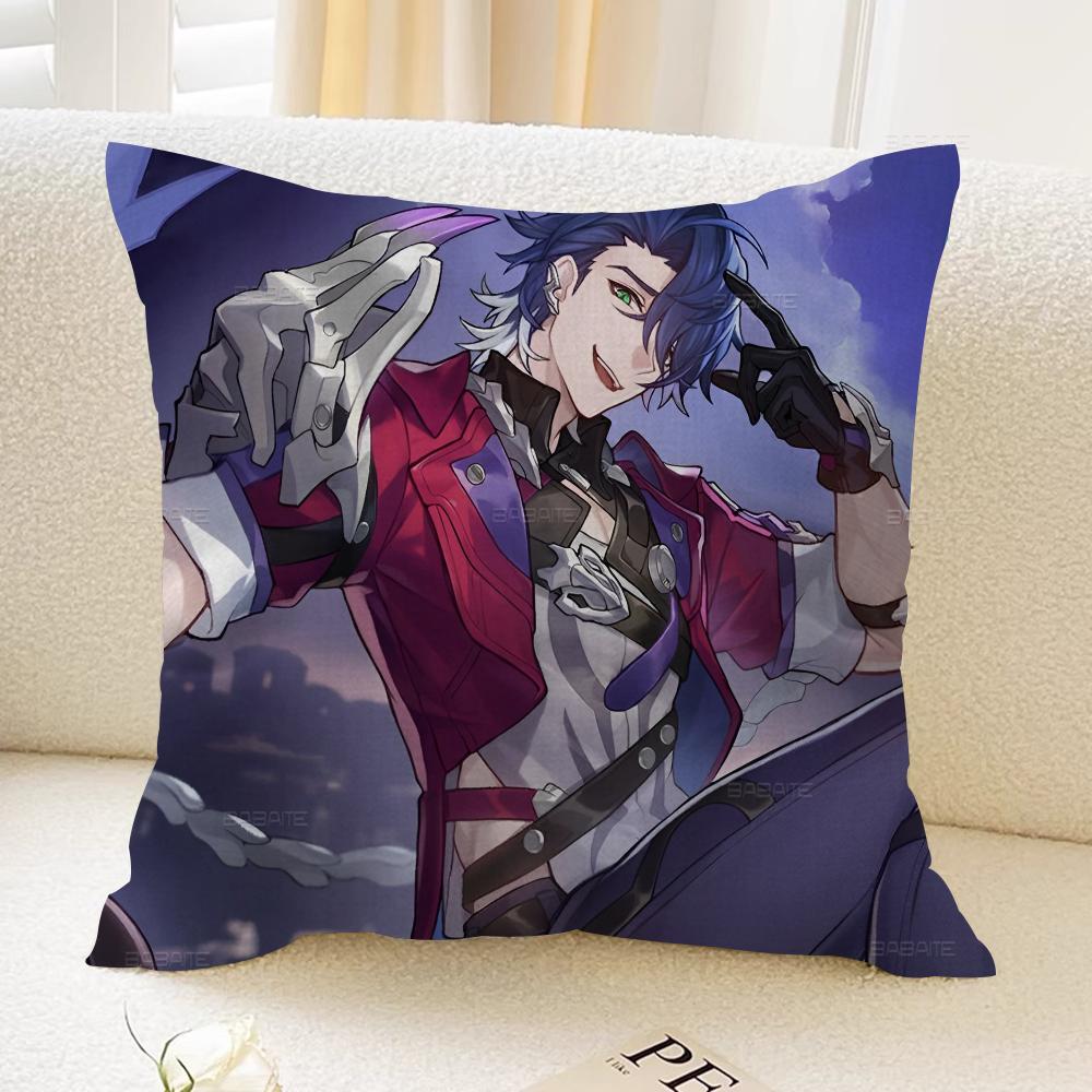 Federe per Cuscini Honkai Star Rail Biancheria da Letto Decorativa per la Casa Copricuscino Decorativo Matrimonio Federa per Cuscino Super Morbida