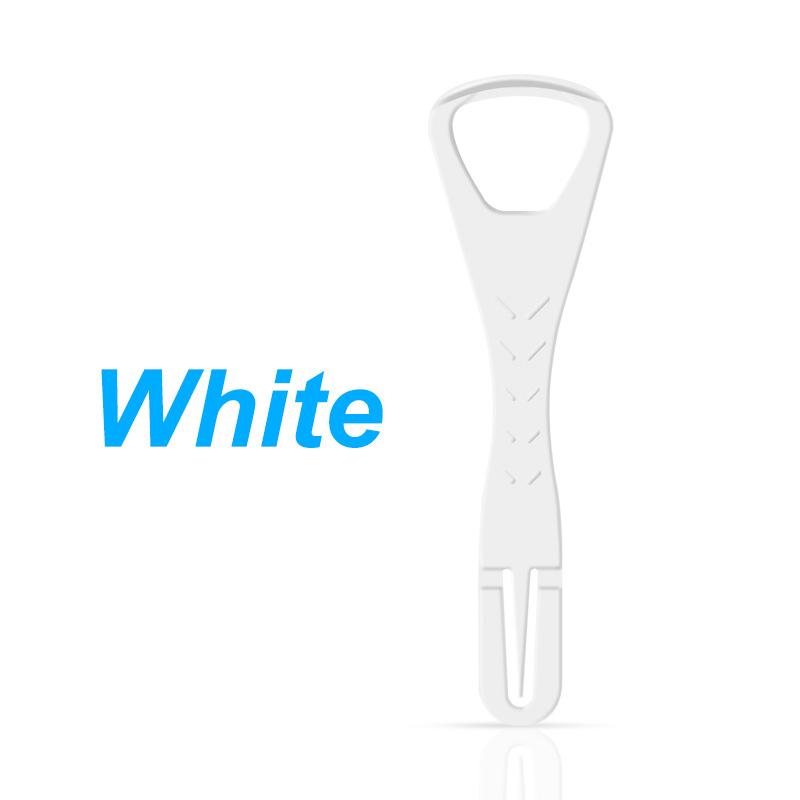 

Складной скребок для языка белый