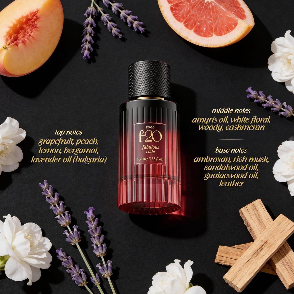 Fogg f20 Fabulous Code | Luxury Unisex Perfume |Long Lasting Eau De Parfum