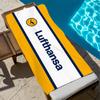 L-LufthansaS-ES logo luxury Towel Large Quick-Drying Microfiber soft Beach Towel for Travel Fitness Sauna Bathing Camping