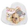 Acrylic Music Box Cute Heart Shaped Handy Crank Musical Box Innovative Birthday GiftType 1