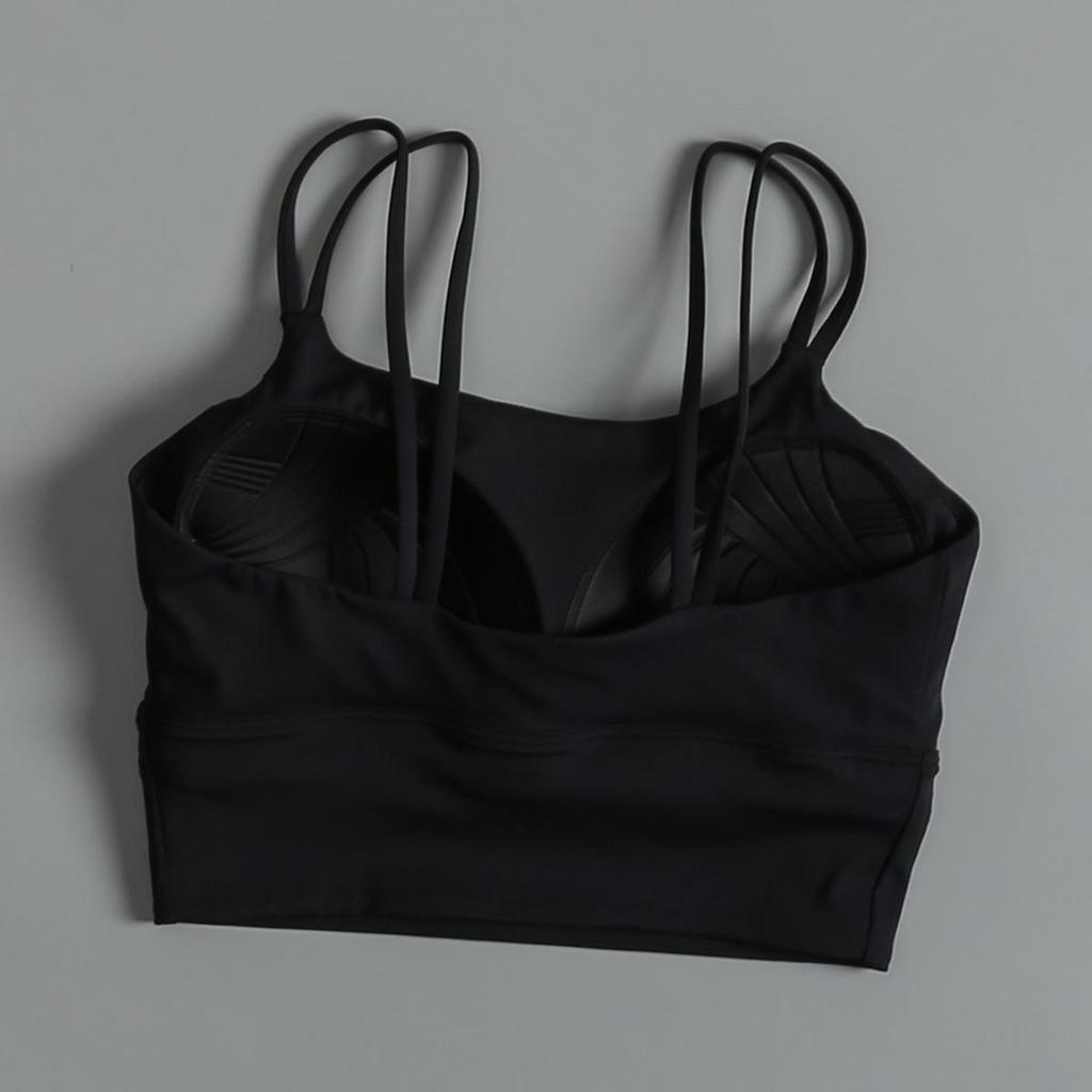 Women's Shockproof Sports Bra - High-Intensity Yoga and Running Vest with Beautiful Back Design
