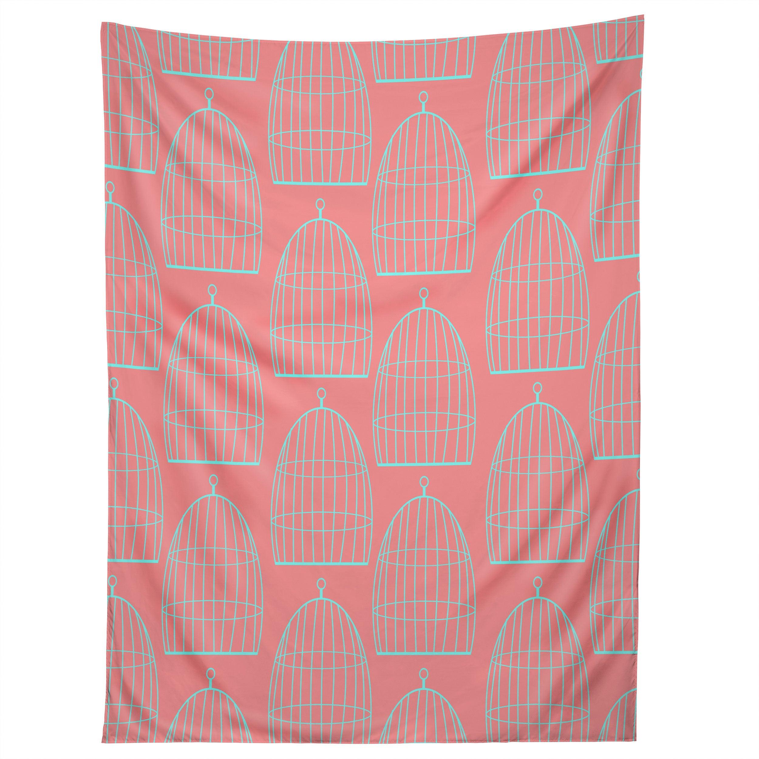 BIRD CAGE PATTERN tapestry 75x100