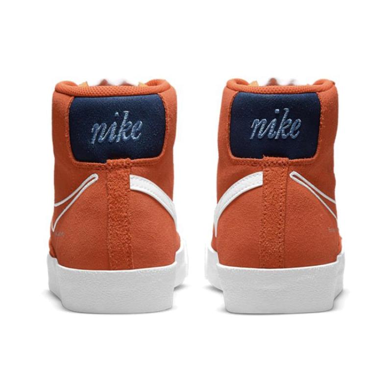 Nike Blazer Mid 77 First Use - Orange Sneakers Skateboard Shoes DC3433-800