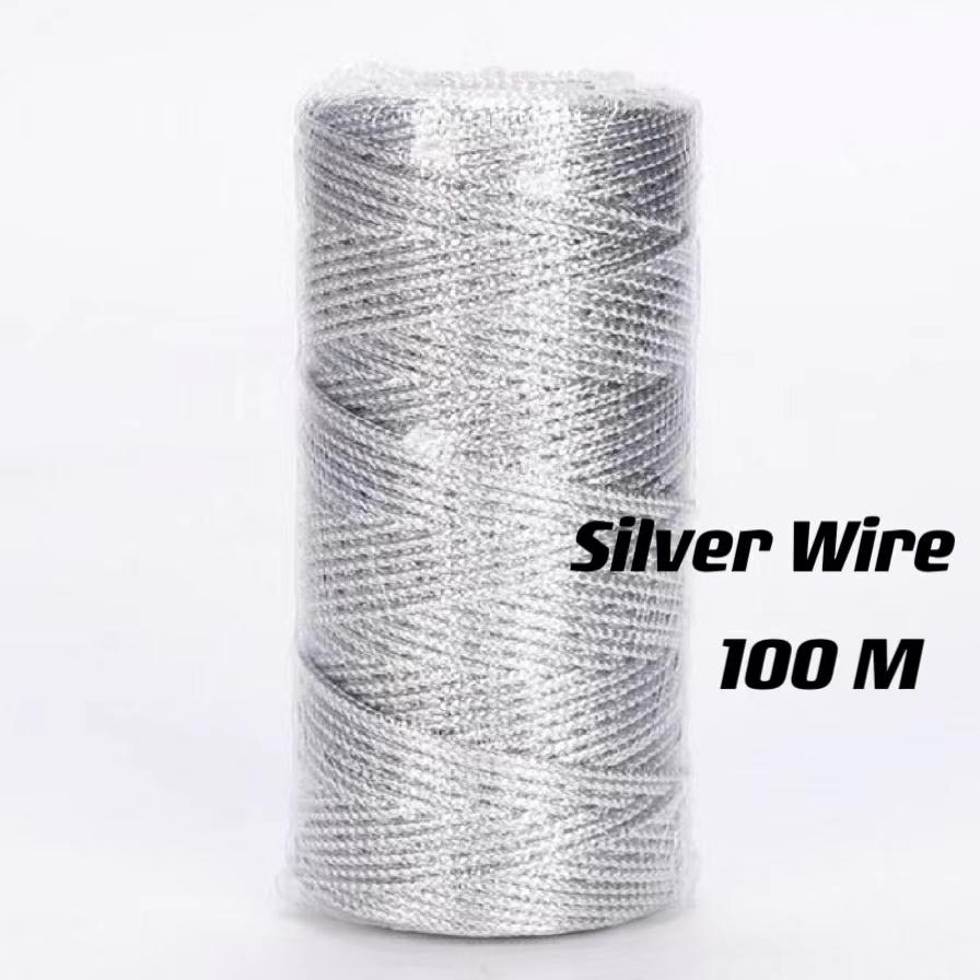 2mm 100m Macrame Cotton Rope Twisted Jute Colored Cotton Two-Color Rope Process For Wall-Mounted Gift Packaging DIY Wedding Deco