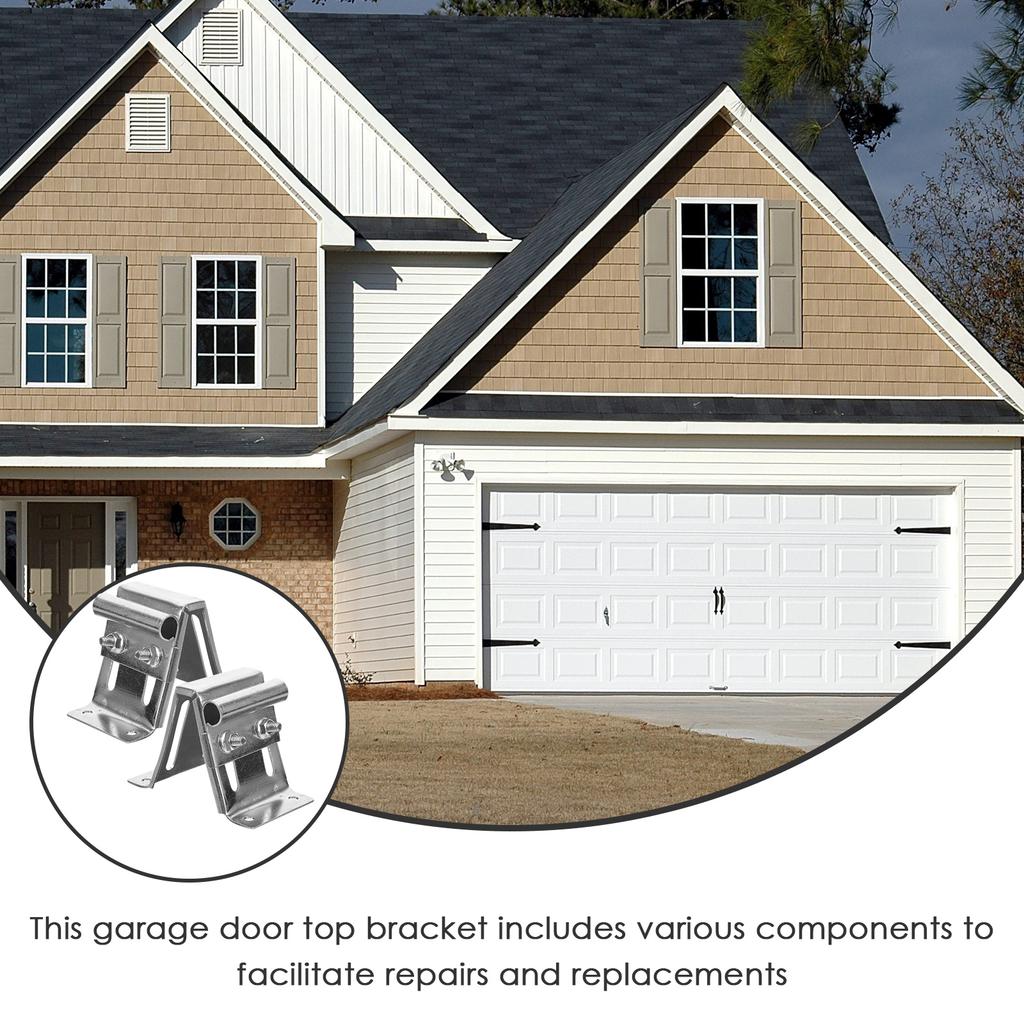 2 Stück Garagentor Oben Halterung Rollen Teile Sektion Ersatz Verzinkte Beschläge Zubehör Wohnbereich Türen Befestigungen