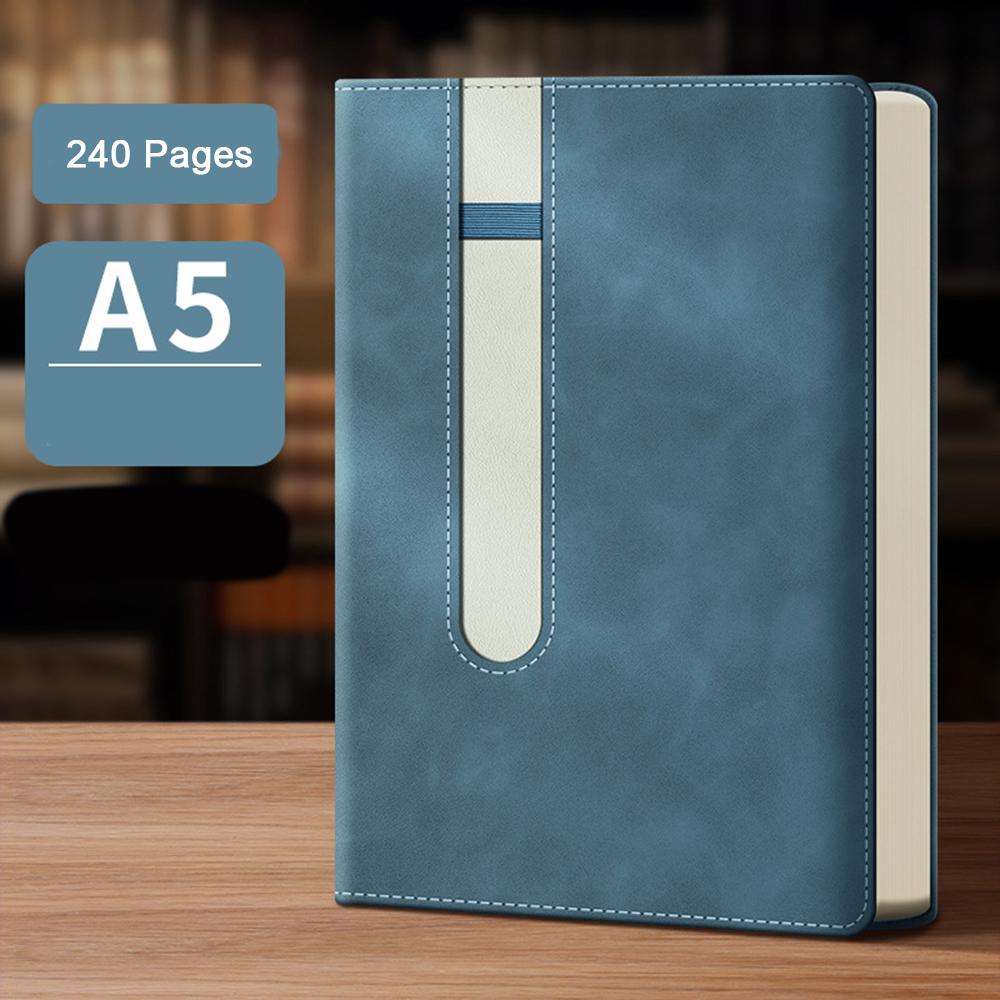 (Logo Can Be Engraved) A5/B5 Student Subject Notebook, Business Notebook, Diary, Work Meeting Minutes, Travel Log
