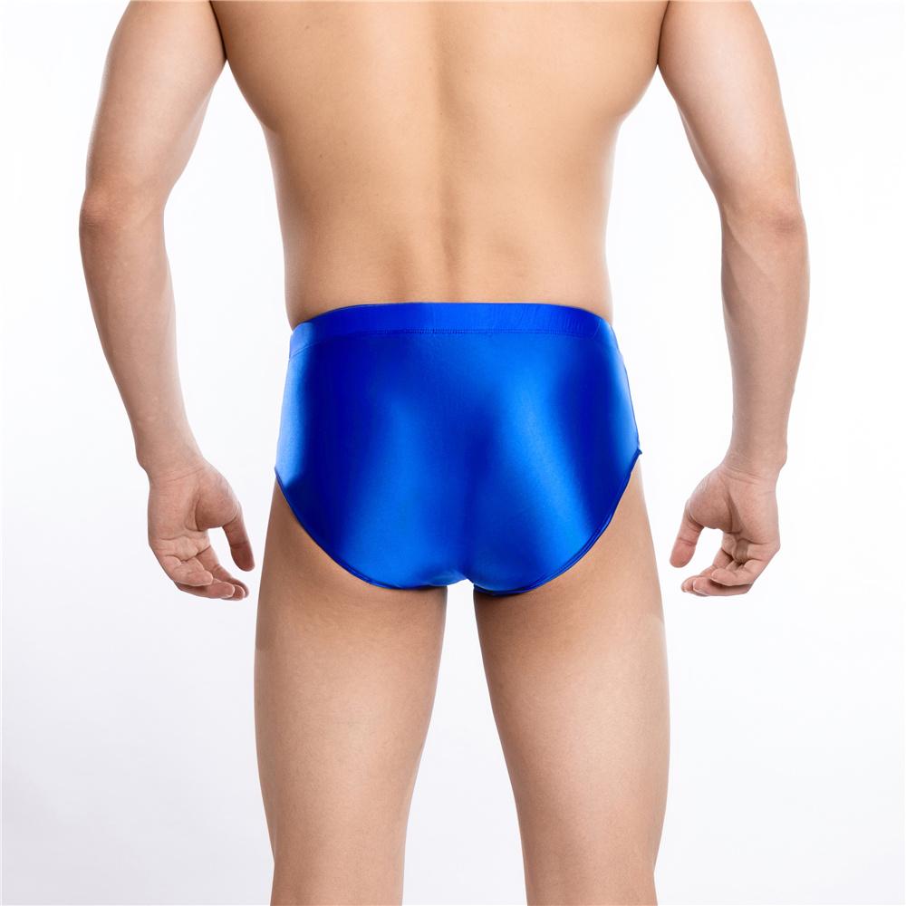 Sexy Men Satin Smooth Cock Ring Briefs Gym Leggings U Convex Pouch Lingerie Shorts Slip Panties Elastic G-String Underwear