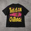 Dungeon Crawler Carl Shirt, This Is An Outrage Graphic Tee, Fantasy Book Lover Shirt, Sci Fi Reader Gift