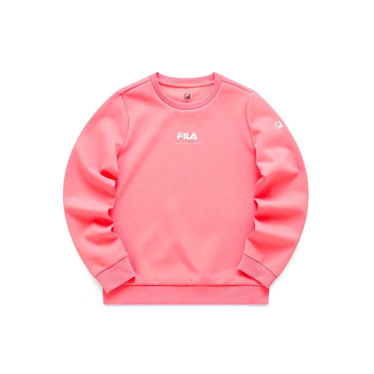 

FILA Logo Sports Crewneck Sweatshirt Women sweatshirt Pink A11W110220F-PC S