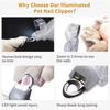 Dog nail clippers Pet cat dog nail clippers with light dog nail clippers anti-scratch anti-splash pet nail clippers