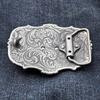 Western Cowboy Retro Bull Head Men's Belt - Embossed American Style Trendy Jeans Belt