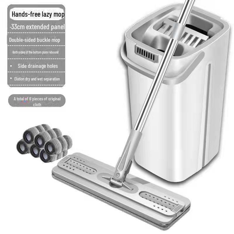 2024 Hands-Free Flat Mop: New Style, Easy-Clean Scratch Mop for Effortless Home Cleaning