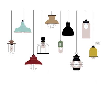 60*90 Kreative Licht Wandaufkleber PVC Aufkleber Wohnzimmer DIY Kunst Wandaufkleber Dekoration