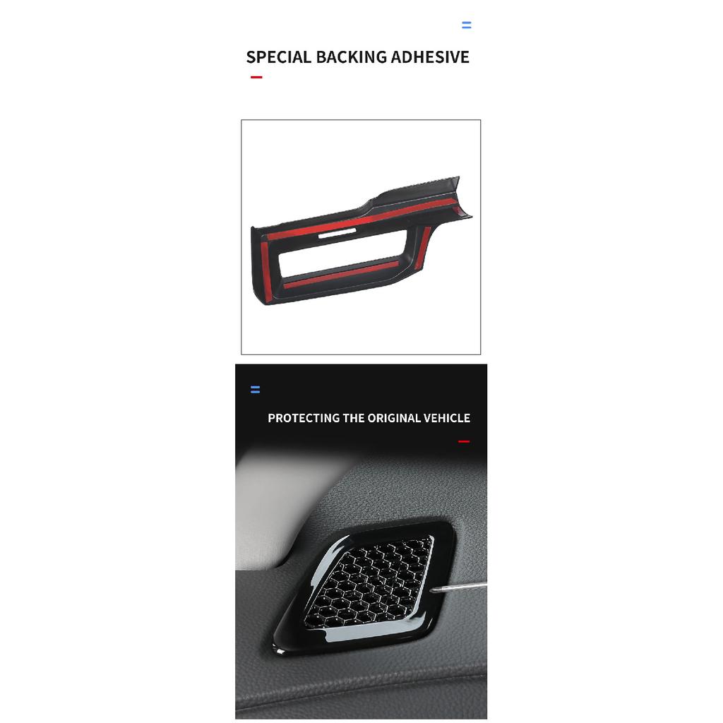 For Honda CR-V CRV 6th Gen 2023 2024 2025 ABS Car Dashboard Conditioning Air Vent Outlet Trim Cover Interior Accessories