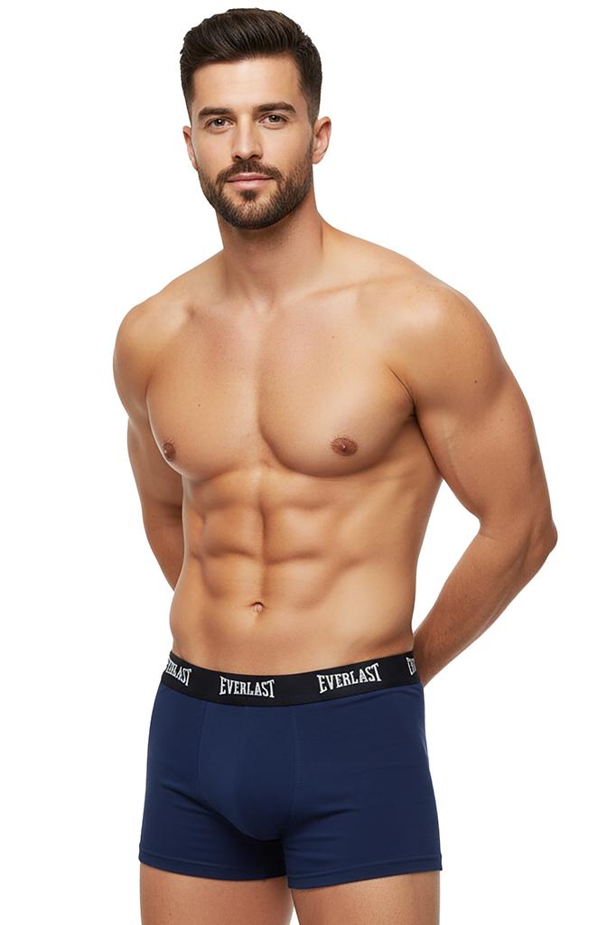 EVERLAST Men’s Boxer Briefs, 4-Pack, Cotton, Assorted Colors