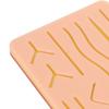 Medical Training Skin Model Lightweight Portable Simulation Silicone Suture Practice Pad for Student Nurses