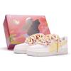 Air Force 1 '7 Air Force 1 'T10' Low Top Skateboard Shoes Men's White Pink Yellow CW2288-111(TeamR-T10S-BOX)