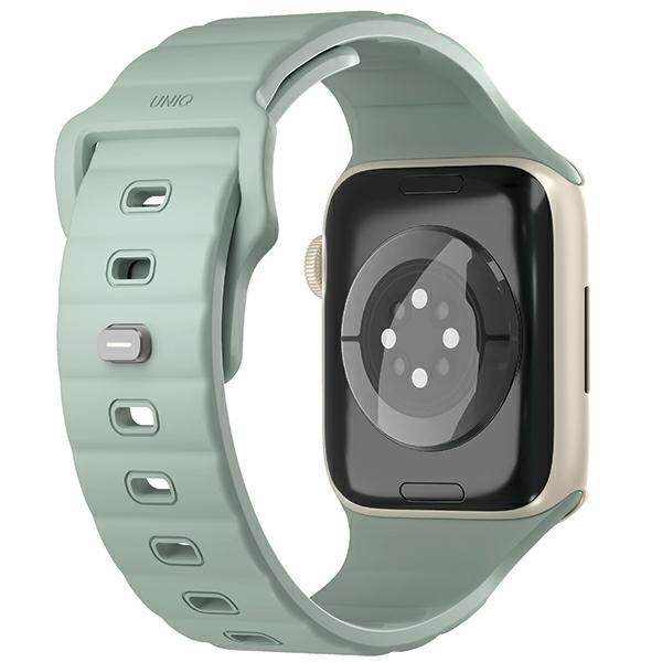 Uniq Pasek Stride Apple Watch Series1/2/3/4/5/6/7/8/9/Se/Se2 38/40/41Mm Fkm Rubber Strap Miętowy/Iceplant Green