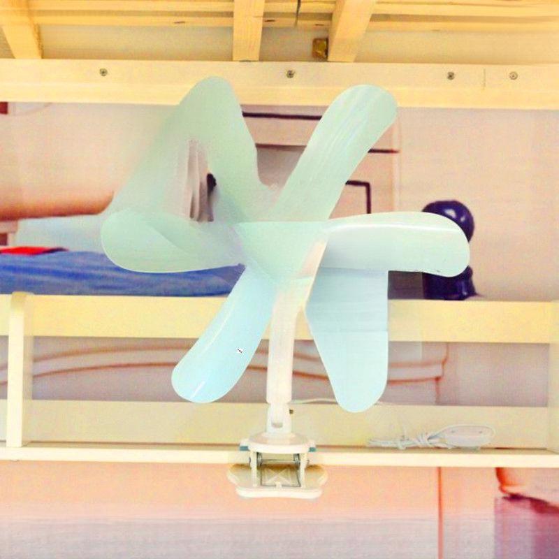 Compact Silent High-Power Mini Fan, Clip-On Bedside Fan for Dorms