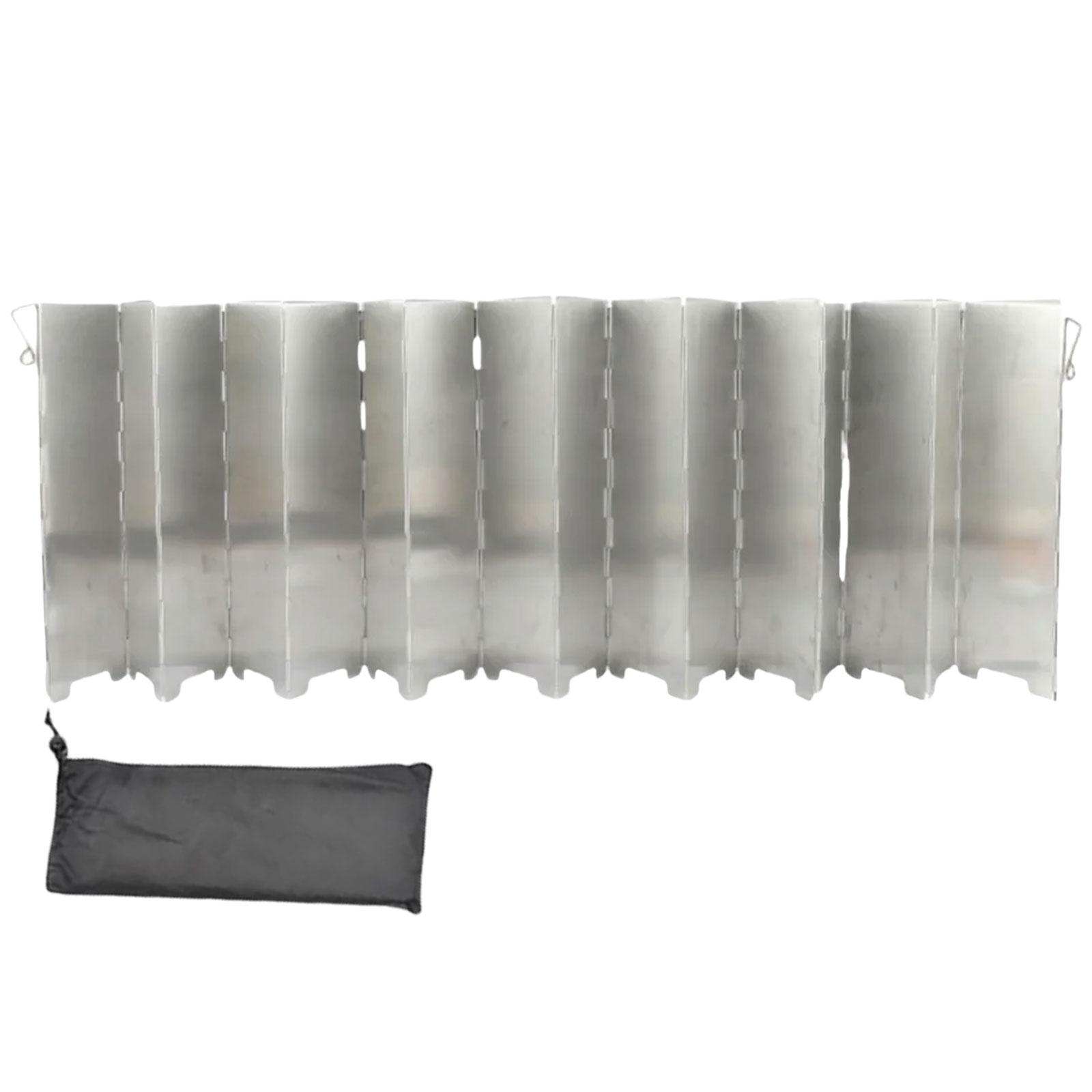 

Вітрозахисні пластини для кемпінгового пальника з алюмінієвого сплаву, вітрозахисний екран для спиртового пальника, складаний, легкий, вітрозахист для кемпінгових пальників 16