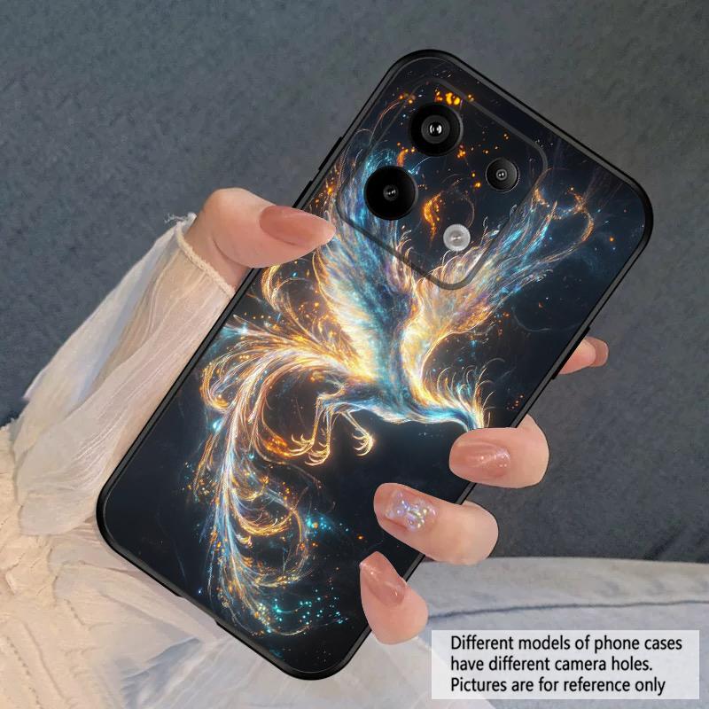 Cartoon Phoenix For Redmi Note 10 11 Note12S 12 13 14 Pro Plus 5G 14S 4G 13ProPlus 9S 9 P ro 13C 14C silicone soft phone case