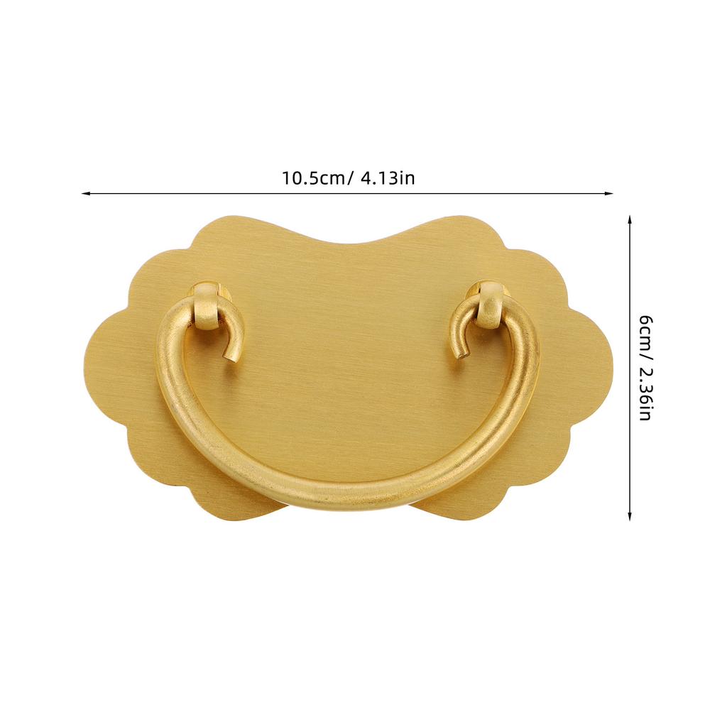Brass Vintage Drawer Pull Chinese Style Handle for Dresser Bookcase Cabinet Home Decor Hardware Drawer Knobs Vintage