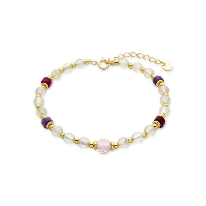 Bracelet - LUXENTER - Rilxi - Argent Sterling 925 - Or Jaune 18K - Préhenite