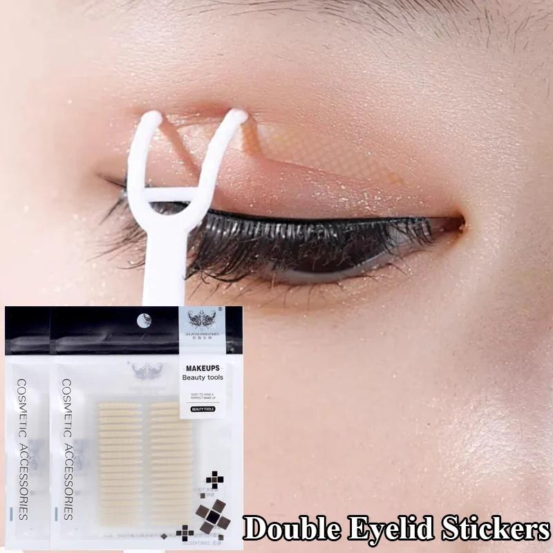 Invisible Double Eyelid Sticker Natural Transparent Self Adhesive Mesh-Lace Eye Tape Sticker Waterproof Women Eye Makeup Tools