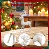 Elk Statue Animal Sculpture Collectable Modern Ornament Art Craft Deer Figurine for Desk TV Cabinet