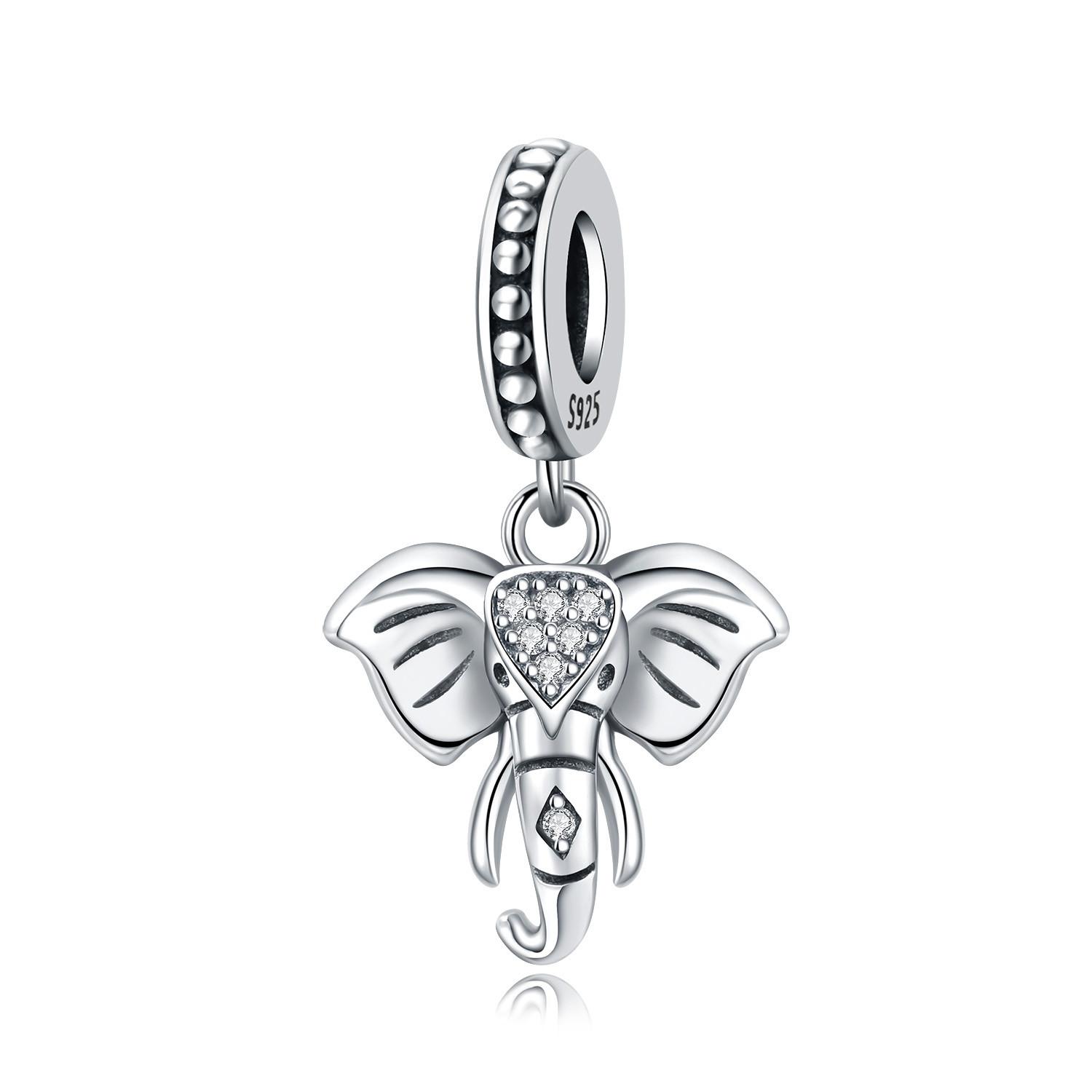 

copper Cute Elephant Pendant Bracelets Charm Bead Charms Compatible With Bangle Ideal For Women Jewellery Party Fine Gifts Do It Yourself Accessories