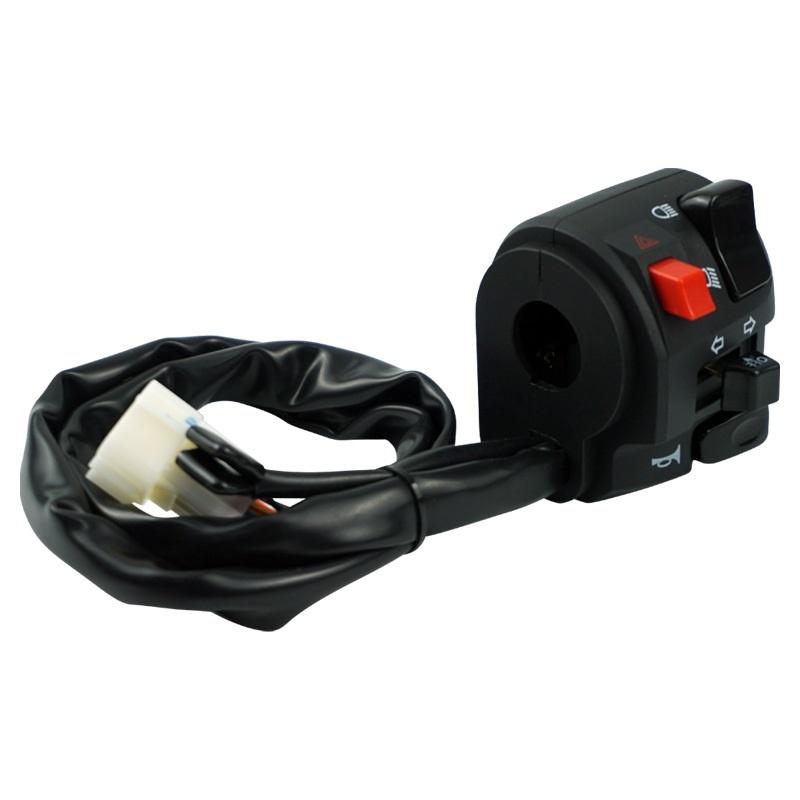Universal 22MM Motorrad Schalter Lenker Controller Schalter Scheinwerfer Nebel Licht Horn EIN-AUS-Taste