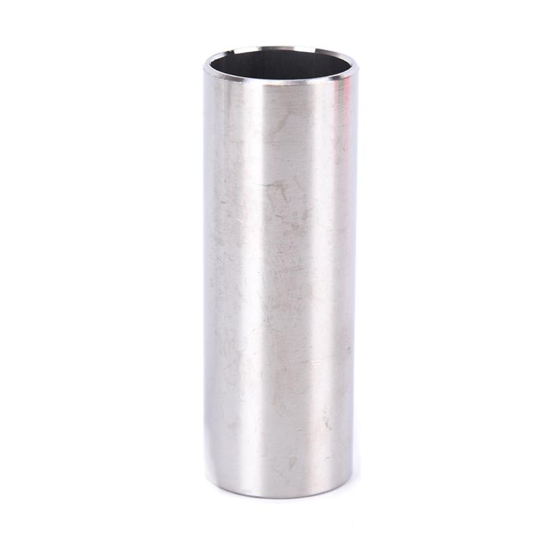 

Хромированный слайдер для блюзовой гитары Полированный слайдер для электрогитары 60mm серебряный