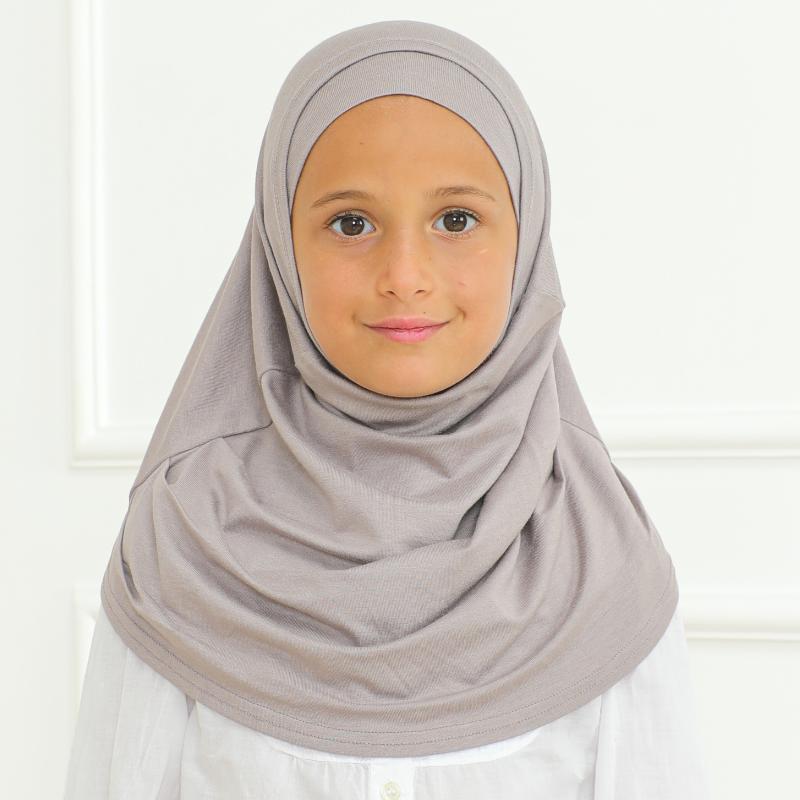 Easy To Wear Hijab For Girls, Muslim Scarf for Kids, Instant Hijabs For Women, Viscose Children Scarves For Ramadan Eid