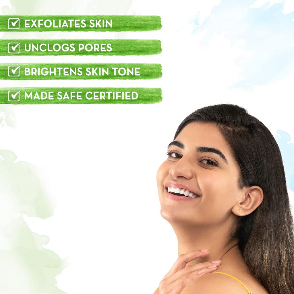 Mamaearth Rice Face Scrub For Glowing Skin With Rice Water And Niacinamide 100g Gentle Exfoliator For Pores Brightening & Radiant Look