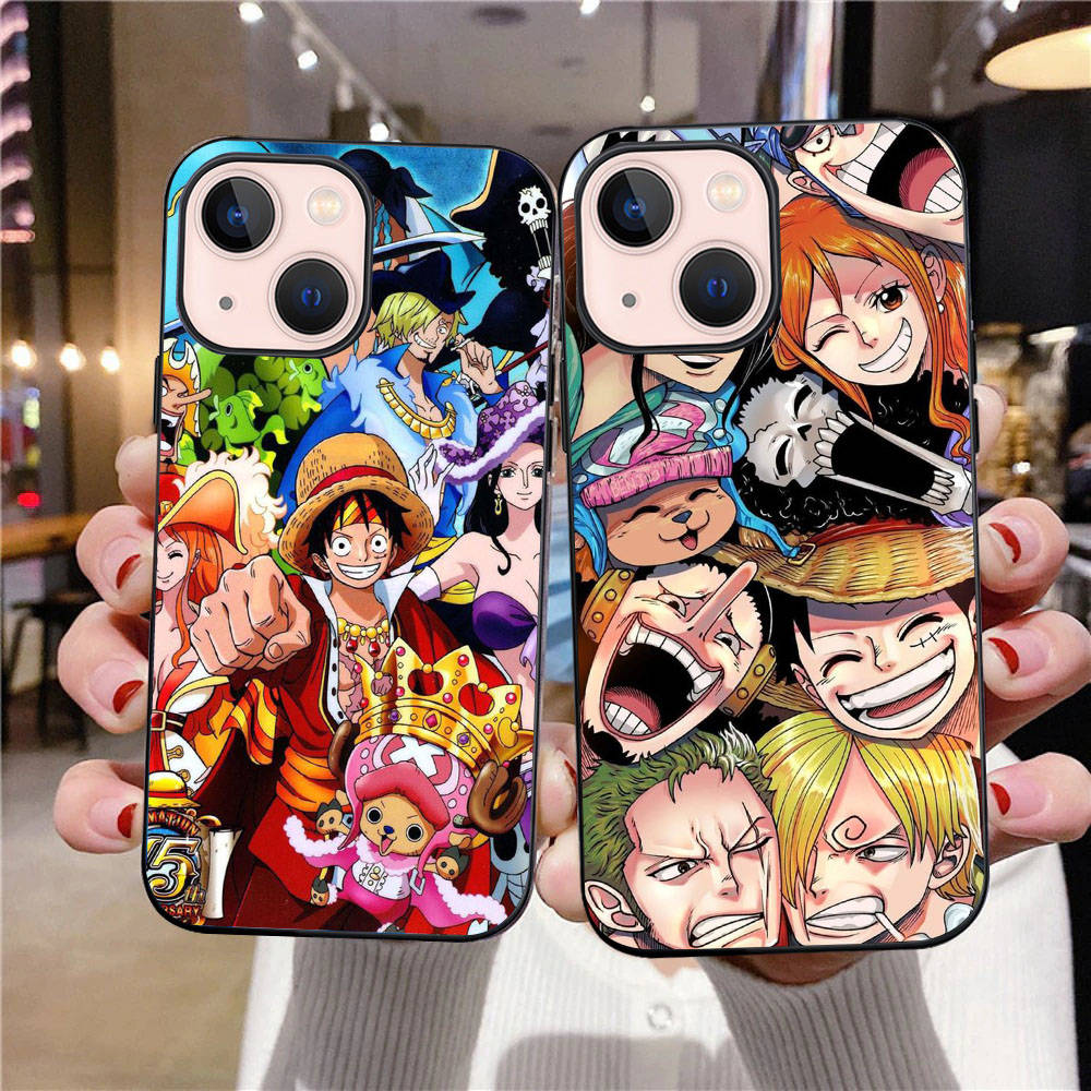 B-18 One Piece Black Case for Samsung S24 S23 S22 S21 S20 FE S10 Lite Ultra S7 S8 S9 Plus A05S A11 A12 A13 A15 A22 A24 A25 A32 A52 A71 5G