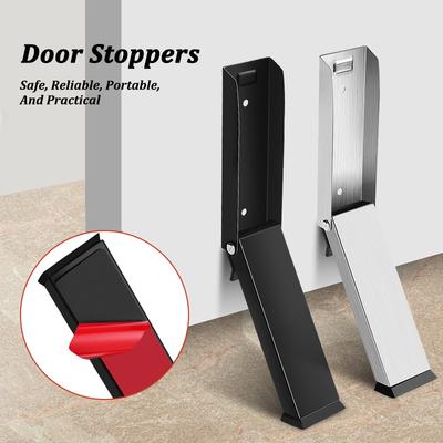 Tapón de Puerta a Prueba de Viento de Acero Inoxidable Anticolisión Imán para el Hogar Tapón de Puerta Autoadhesivo Soporte Antideslizante para Puerta Felpudo