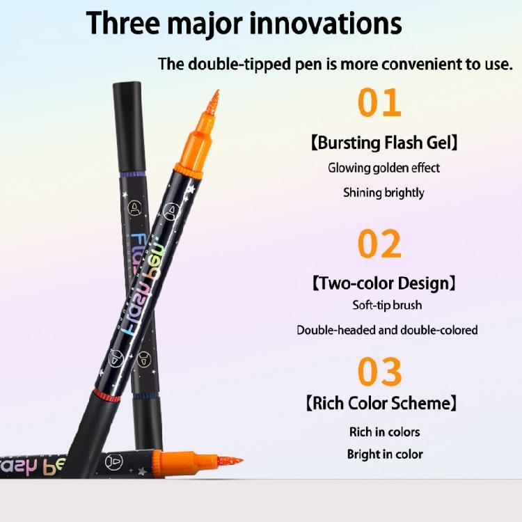 Night Visible Double Ended Art Marker Consistent Ink Flow Acrylic Marker Pen Safe for Creative Activities