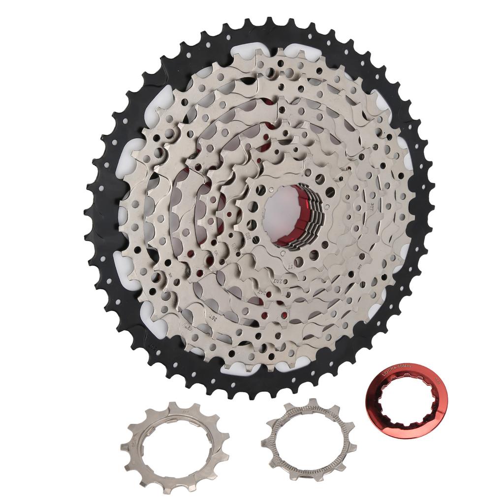 Bicycle 9 Speed Flywheel 11‑50T Card Type Cassette Sprocket Bike Replacement Accessory