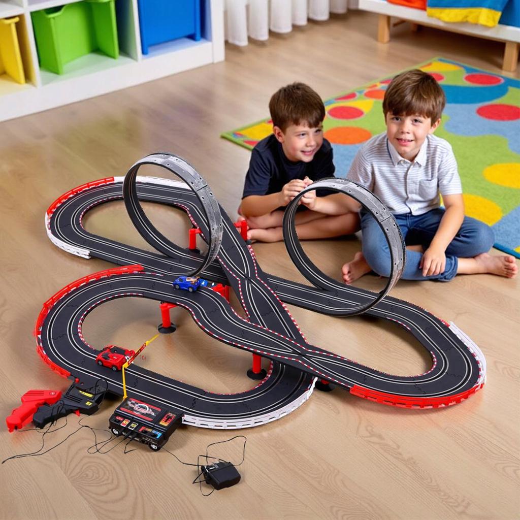 [5] LED Racing Car Track + 2 Cars 705cm Z3033