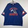 Vintage Fotbalový Dres New York Giants Tričko Modrý Vyrobeno v USA Velikost 1XL