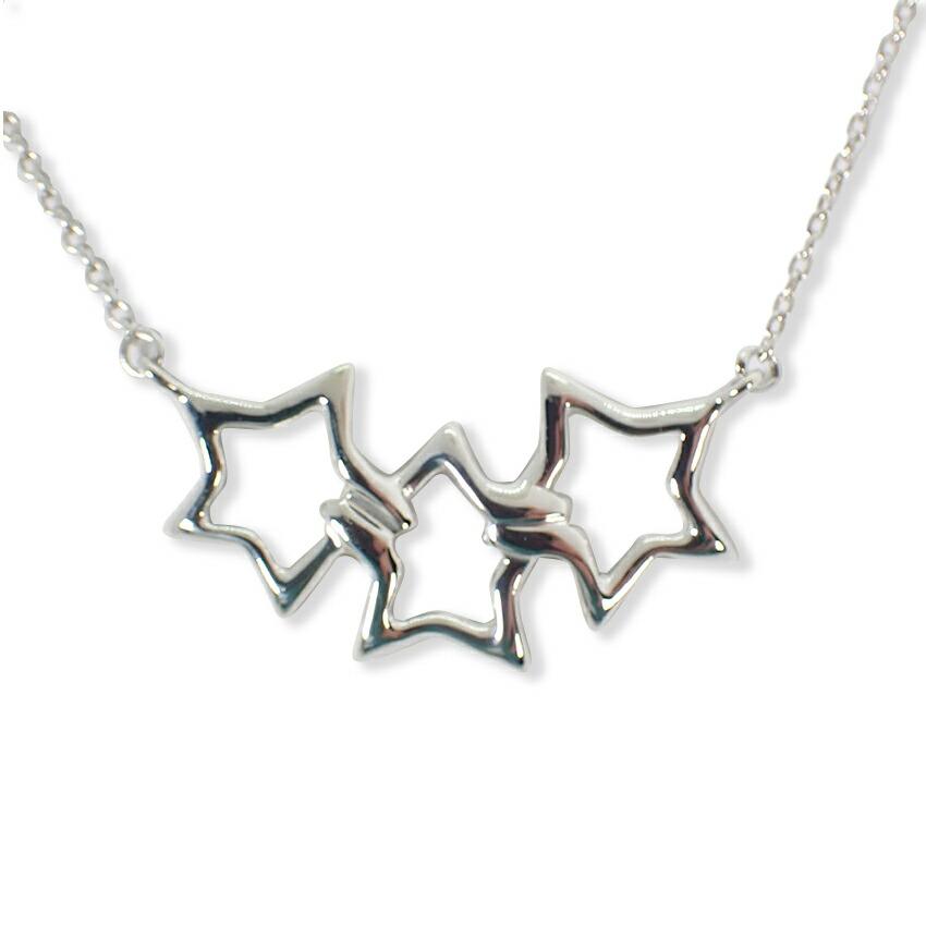 

[Used] TIFFANY/Tiffany 925 triple star necklace/g458-64