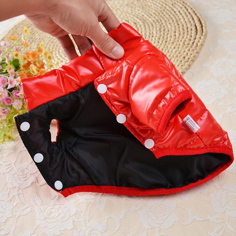 Vinter varme valp Hundeklær Kjæledyr Hundefrakker Hunder Vinterjakke for liten Chihuahua Fransk Bulldog Kjæledyrsklær bomullsfrakk