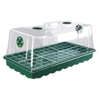 6 Pcs 12 Loch Anlage Samen Wächst Box mit Basis Schalter und Abdeckung Kindergarten Sämling Starter Garten Hof