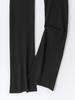 2024 European & American Solid Color Seamless Long Sleeve Yoga Jumpsuit with Flared Pants