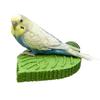 Leaf Shape Bird Cage Platform Non-slip Jumping Platform Decorative Parrot Standing Pole  Aviary
