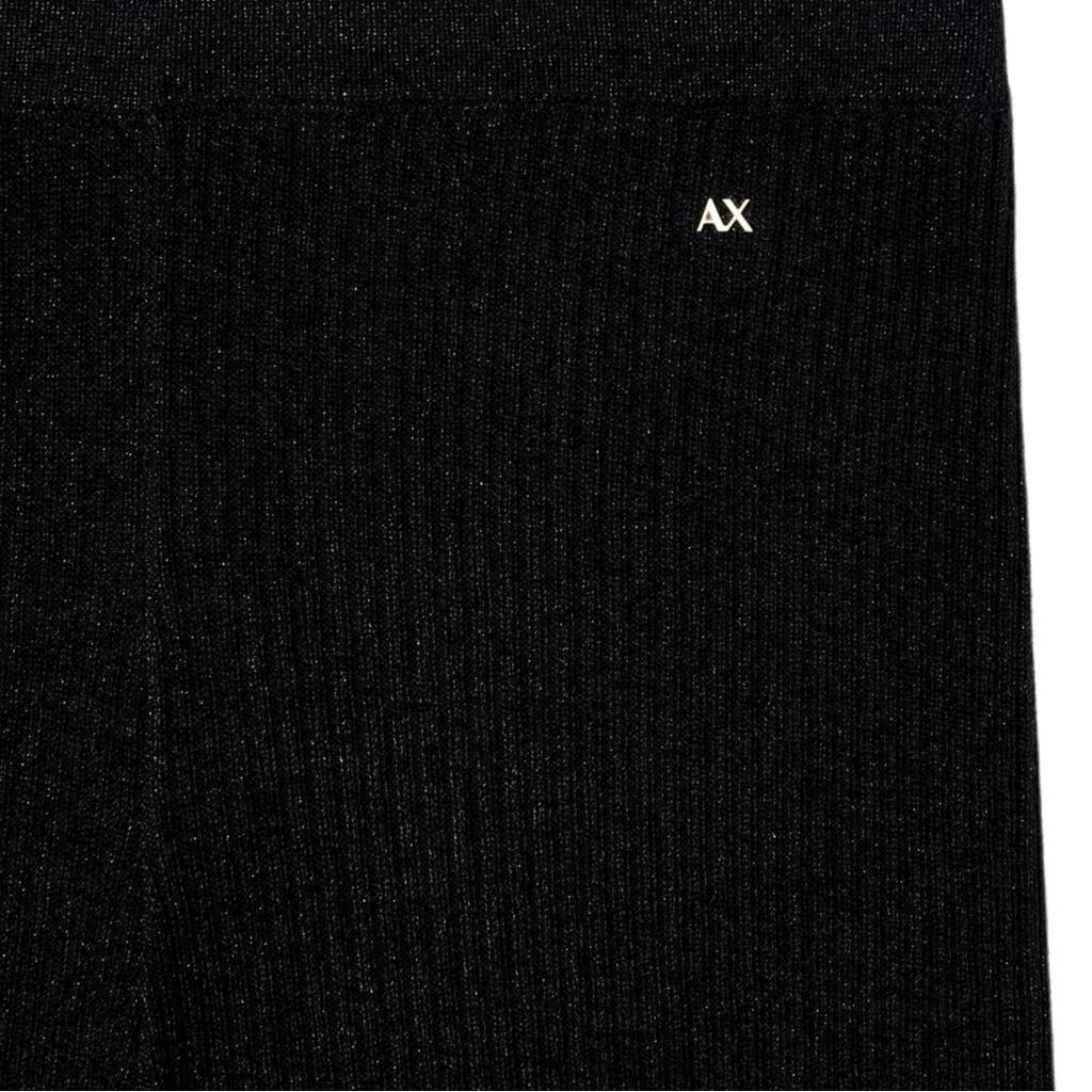 Armani Exchange Solid Color Elastic Waist Long Pants Casual Pants Women bottoms XW001878-AF11957-MC005