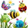 Adorable Insect Series Aluminum Foil Balloons for Kids’ Birthdays - Snail & Ladybug Shaped Decorations