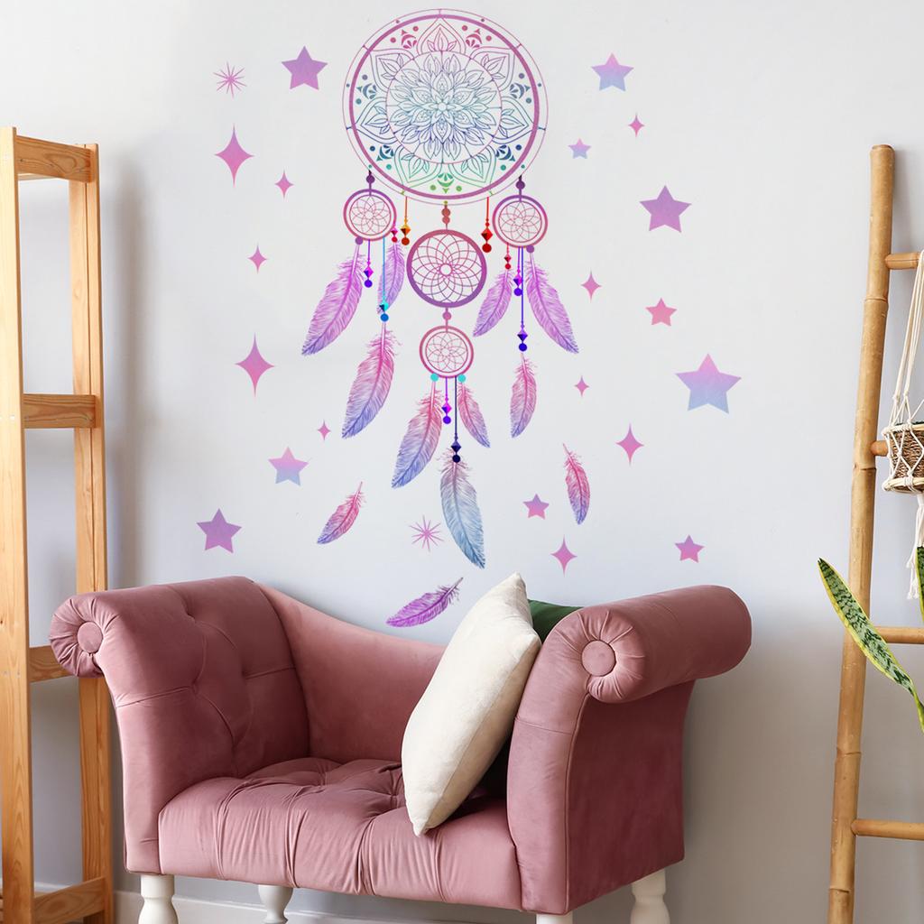 Animal Mushroom Butterfly Wall Sticker Kids Room Background Home Decoration Mural Living Room Wallpaper Funny Decal