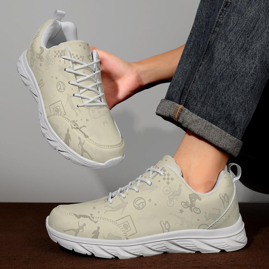 Men's Sneakers Lace Up Casual Shoes for Mens Running Sports Shoes Training Mens Women Sneakers Travel Walking Sneakers Footwear